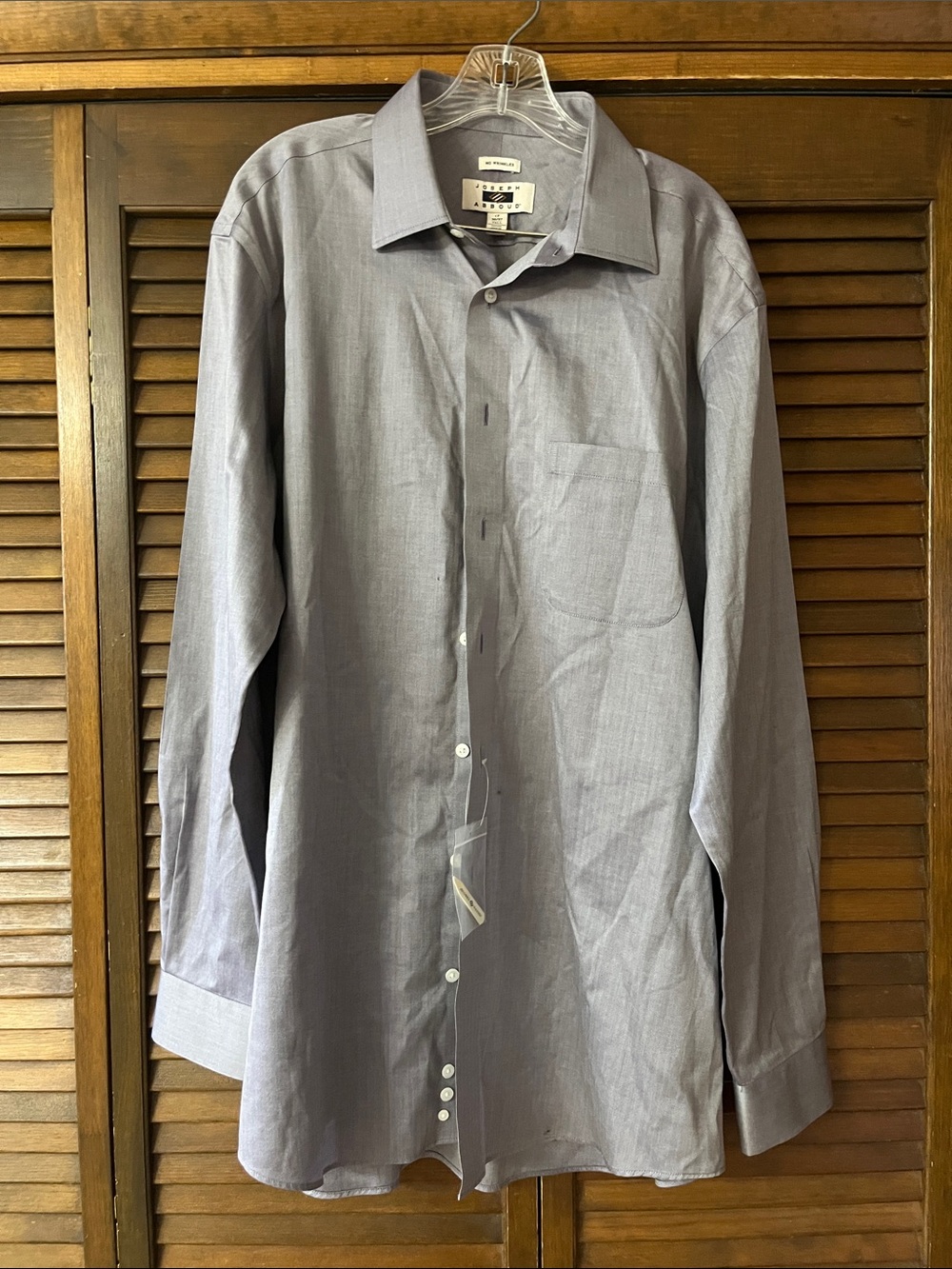Joseph Abboud Men's Gray Button-Up Dress Shirt
